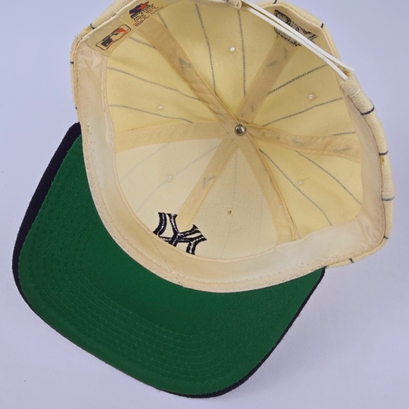 VINTAGE 90s Starter New York Yankees Pinstripe Snapback NWT - READ DESCRIPTION - Picture 12 of 14